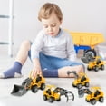 thumbnail image 2 of KOYPTL 6 Pack Construction Vehicle Toy, Mini Model Construction Vehicle Toy Set for Boys Girls Age 1-3 4 5 6 7 Years Birthday Party Favors Gift & Goodie Bags Stuffers, 2 of 8
