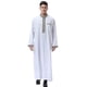 thumbnail image 1 of Hombres Islámicos Sauditas Musulmanes Túnica Larga Dubai Árabe Thobe Kaftan Ropa, 1 of 4