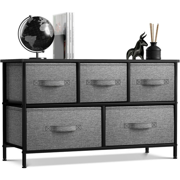 Storage Cube Dresser Black