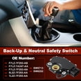 thumbnail image 3 of Interruptor de Posición de Seguridad Neutral de Transmisión Automática para Ford F150 F250 F350 E150 E250 E350 E450 para Ranger Explorer Expedition para Mustang para Lincoln Navigator F7LZ-7F293-AB, 3 of 7