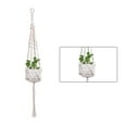 thumbnail image 3 of Billuyoard Cestas colgantes 100 hechas a mano, soporte para plantas, macramé, colgador de plantas, maceta para colgar en la pared interior, soporte para Jardín y Patio No.18 Billuyoard HA001777-18, 3 of 6