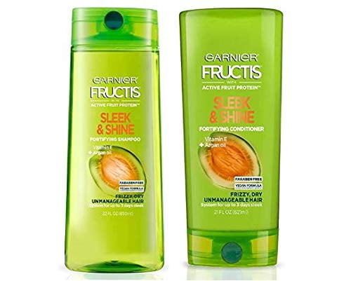 Garnier Fructis Sleek and 22 fl; oz; - 1 Shampoo + 1 Conditioner Size) - Walmart.com
