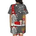 thumbnail image 3 of Lsque Traditional Scandinavian Dwarf Women's Short-Sleeved Pajama Set - 2 Piece Soft and Lightweight Sleepwear Set-Medium, 3 of 9