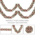 thumbnail image 7 of TETOU 32.8Ft Christmas Tinsel Garland Metallic Twist Red Green White Hanging Garland Wedding Birthday Decor, 7 of 7
