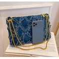 thumbnail image 4 of LHSHID Denim Hobo Bags Women Cute Underarm Shoulder Bag Crossbody Purse Y2k Satchels Trendy Tote Handbag Evening Clutch Purse, 4 of 6