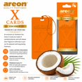 thumbnail image 4 of Ambientador para auto AREON X aroma coco, paquete de 3, 4 of 7