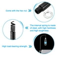 thumbnail image 3 of Uxcell 14'' Universal Gooseneck Hose, 2Pcs M10 Fine Thread Bendable, DIY Equipment, Black, 3 of 7