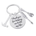 thumbnail image 6 of PAMINGONO 1Pcs Portable Key Ring for Fathers Silver Pendant on Christmas present, 6 of 8