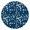 162, variant on Flower-Themed Round Tablecloth with Elastic Fit, Durable and Easy to Clean Polyester for Dining or Patio Use, Fits 44-52 Inch