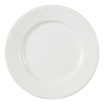 Mainstays 10.39in Brynn White Stoneware Dinnerplate
