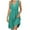 Green, variant on Womens Plus $15 & Under!Summer Plus Size Dresses for Womens 2024 Fashion Short Sleeve V-Neck Solid Color Pocket Makings Dress