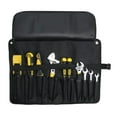 thumbnail image 4 of ZheElen Motorcycle Repair Tool Bag Portable Solid Color Adjustable Strap Waterproof 10 Pockets Wrench Motorbike Storage Pouch Khaki, 4 of 6