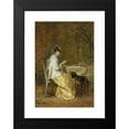 thumbnail image 2 of Peter Philipp Rumpf 11x14 Black Modern Framed Museum Art Print Titled - Tea in the Garden, 2 of 5