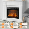 thumbnail image 7 of Matladin 26" Electric Fireplace Inserts, 1400W Recessed Stove Heater with APP & Remote Control, 8H Timer, 6 Flame Colors, 5 Brightness, Indoors, 7 of 7
