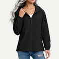 thumbnail image 2 of Vmvidoty Raincoats for Women Sun Protection Climbing Lightweight Rain Jackets Waterproof Windbreaker Packable Outdoor Hooded Jacket, 2 of 8