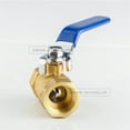 thumbnail image 3 of Ball Valve,3/4" inch Female Full Ports Blue Lever Handle Brass DN8 DN10 DN15 DN25 Brass Valve ,Solid Connection, 3 of 5