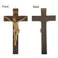 thumbnail image 5 of DurableDelights 9.1" Jesus Crucifix Wall Cross - Handcrafted Resin Wall Hanging Cross, Ideal Christian Wall Art Decor for Home, 5 of 14