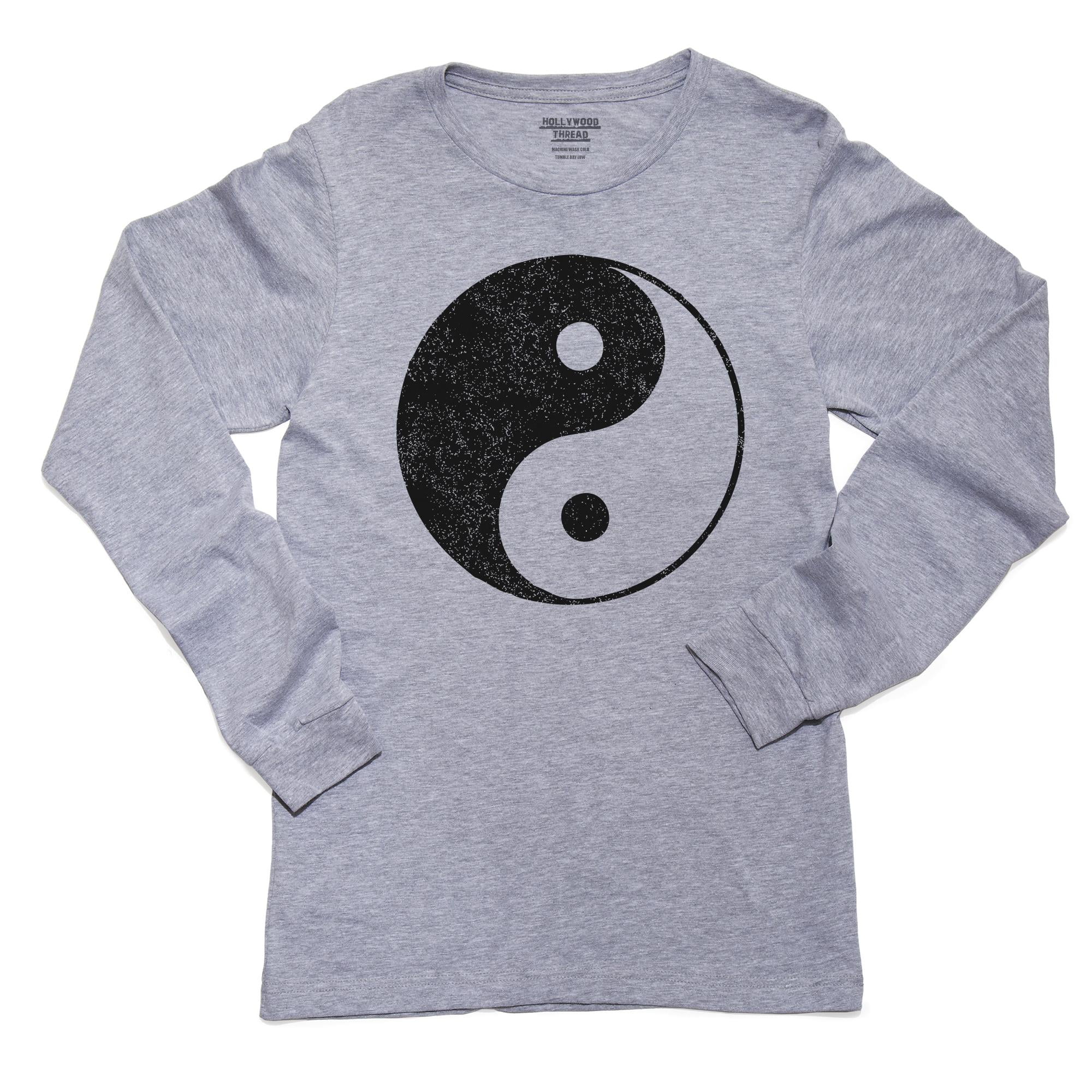 Yin Yang Chinese Philosophy Symbol For Natural Harmony Boy S Long Sleeve Grey T Shirt Walmart Com
