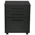 thumbnail image 1 of 23" Deep Mobile File Cabinet, 3 Drawer Vertical Filing Cabinet Home Office Under Desk File Cabinet with 4 Wheels & Hanging File Holder, 1 of 8