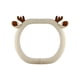 thumbnail image 2 of Funda Para Volante En Forma De D, De Forro Polar, Con Diseño De Oso De Peluche De Invierno, Accesorio Interior Para Mujer Con Funda De Agarre Cálida, Color Blanco, 35-38cm (1 Unidad) Rkxzt, 2 of 8