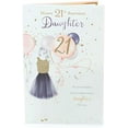 thumbnail image 3 of Daughter 21st Birthday Card - Daughter Birthday Card - 21st Birthday Card Female - Finished with Gold Glitter, 3 of 5
