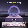 thumbnail image 2 of for Samsung Galaxy S24 Case with 360°Rotatable Magnetic Ring Stand, Compatible with Mag-Safe [Military Grade Drop Protection] Translucent Slim Phone Case for Samsung Galaxy S24,6.2",Purple, 2 of 14