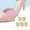 Skin Color, variant on 5 Pairs Sandals High Foot Pads Reusable Soft Ball of Foot Cushions Forefoot Pads for Women Prevention Pads - Skin Color