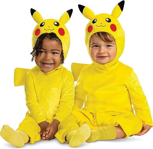 Disguise Pikachu Costume Romper, Official Pokemon Toddler Outfit and ...