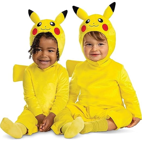 Disguise Pokemon Pikachu Toddler Posh Romper Costume | Small (2T) Unisex
