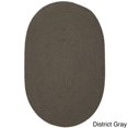 thumbnail image 2 of Colonial Mills  Polypropylene Low-Profile Indoor/Outdoor Reversible Braided Doormat (1'10' x 2'10') - 1'10" x 2'10" Oval, 2 of 5