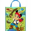 Large Plastic Jake and the Never Land Pirates Favor Bag, 13" x 11"
