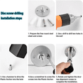 thumbnail image 4 of 2 Pack Door Stop Heavy Duty Door Cushion Door Stop Hydraulic for Door Bottom Door Stop No Drilling, 4 of 8