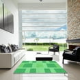 thumbnail image 6 of Ahgly Company Indoor Square Patterned Lime Mint Green Area Rugs, 7' Square, 6 of 6