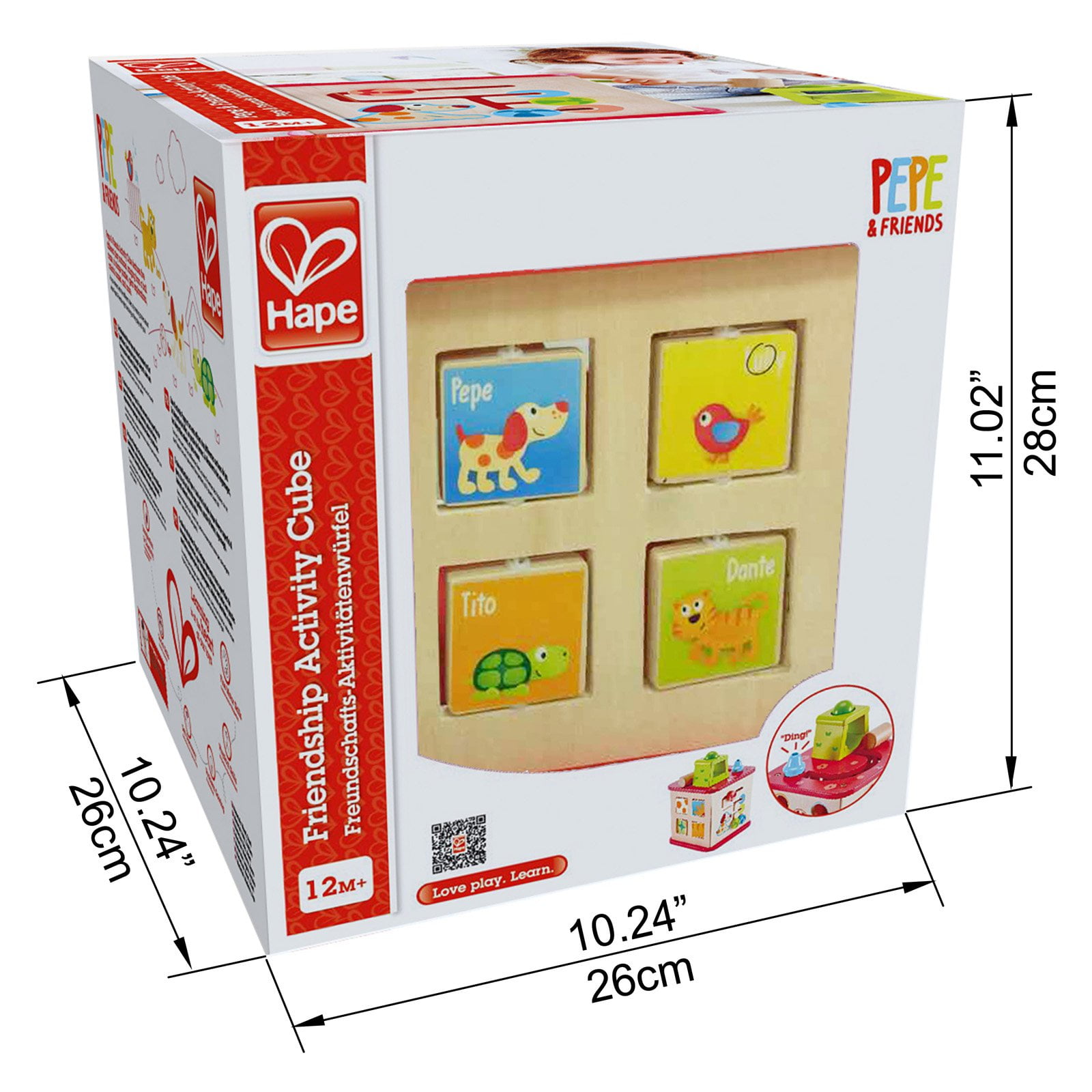 hape friendship activity cube