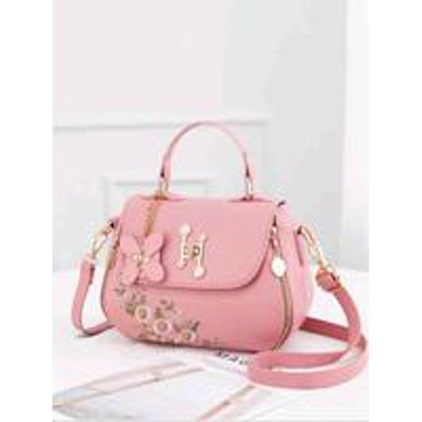 Bolso de mano con diseño de mariposa para mujer, bolso cruzado elegante con patrón Floral bordado, uso diario, viaje
