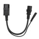 thumbnail image 2 of Cable de alimentación divisor en Y, cable de alimentación IEC320 C14 macho a V, cable hembra IE Maleto, tecnología de vanguardia, 2 of 8