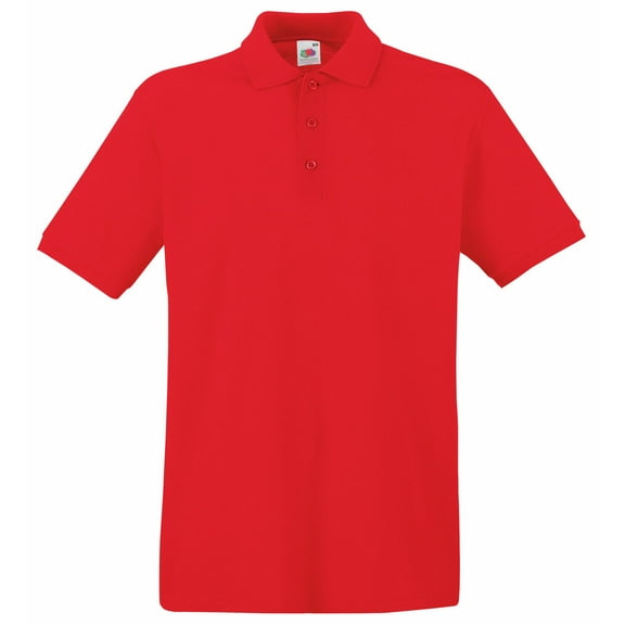 Fruit Of The Loom Premium Mens Short Sleeve Polo Shirt