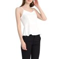 thumbnail image 4 of Allegra K Women's Casual Spaghetti Strap V Neck Peplum Sleeveless Top, 4 of 5