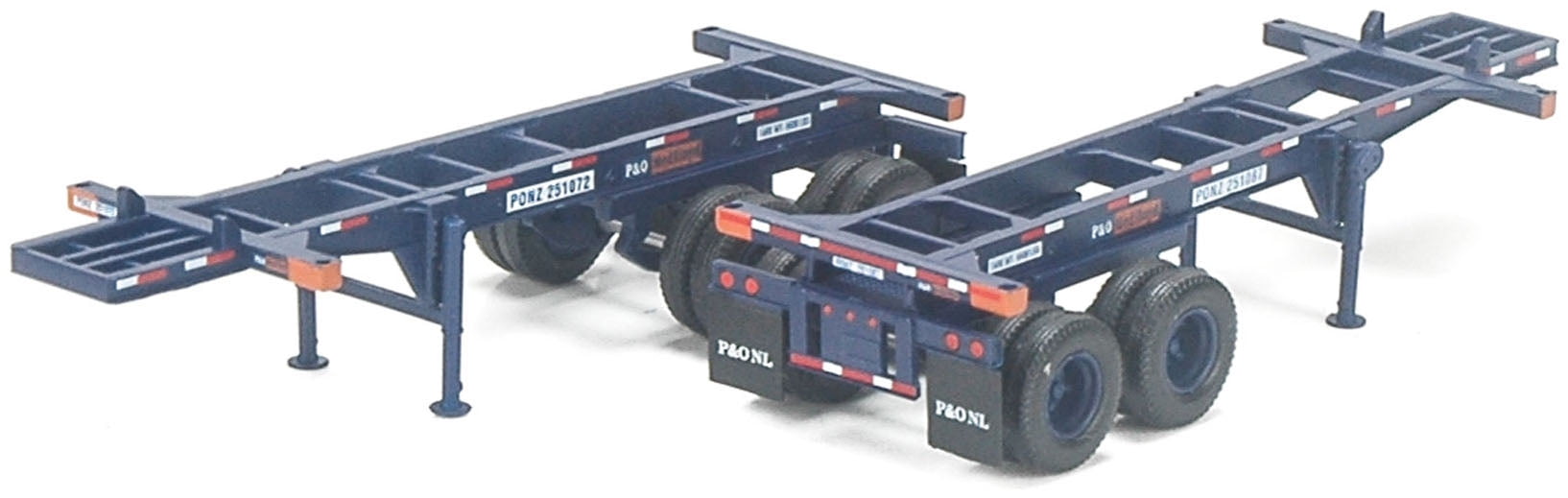 Athearn HO Scale 20ft Container Chassis (Intermodal Trailer) P&O