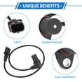 thumbnail image 3 of Unique Bargains 1 Pc Crankshaft Position Sensor for Sea-Doo Challenger GTI GTX RXP RXT 06-21 Sturdy Metal Plastic Black Engine Crank CKP Sensor, 3 of 6