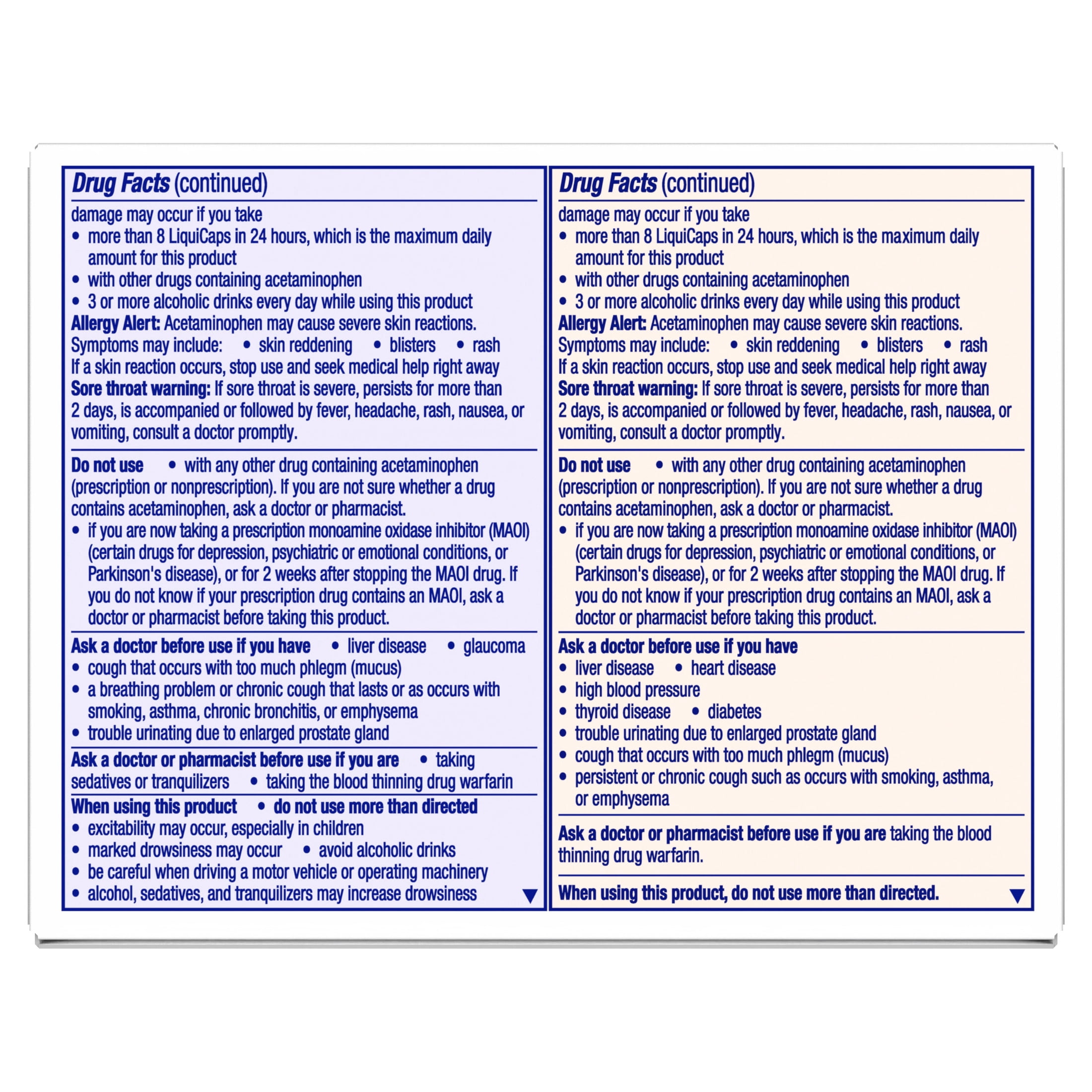 Vicks DayQuil & NyQuil Cold and Flu Liquicaps, Cold and Flu Medicine for Adults, 60 Count