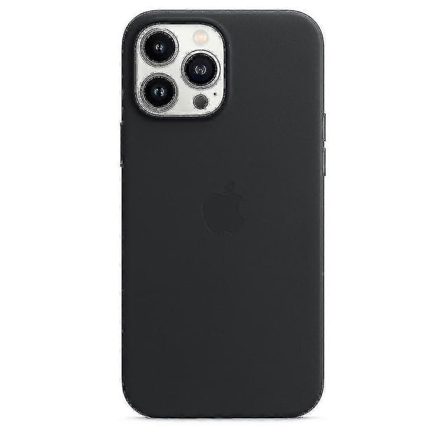 Official Apple Iphone 13 Pro Max Leather Case With Magsafe - Midnight Black