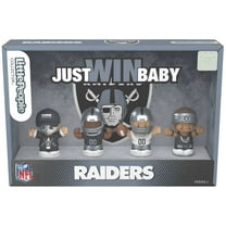 Fisher-Price Little People NFL Collector Las Vegas Raiders Figure 4-Pack