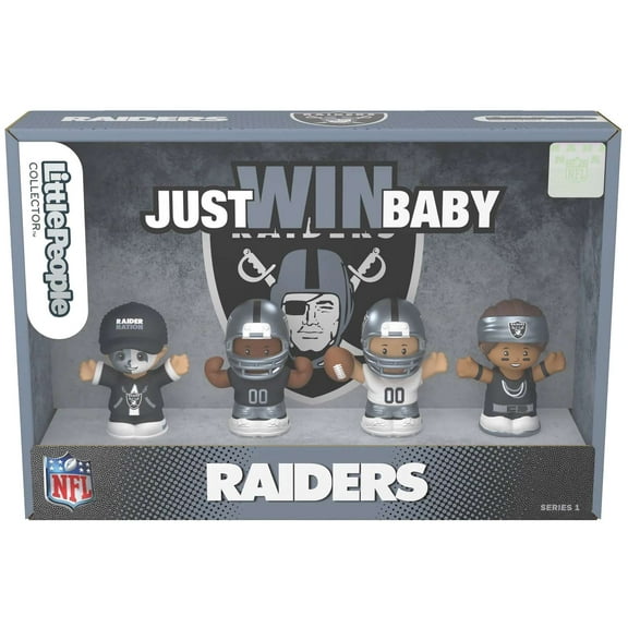 Fisher-Price Little People NFL Collector Las Vegas Raiders Figure 4-Pack