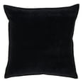 thumbnail image 3 of SARO 555.CK20S 20 in. Square Cotton Velvet Down Filled Throw Pillow - Charcoal, 3 of 5