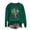 Green, variant on Womens Hanukkah Sweatshirt Long Sleeve Candle Print Pullover Tops Crewneck Basic Stylish Holiday Blouses