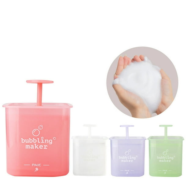 Fabricante portátil de gomas de espuma limpiadora | Limpiador facial espumador para piel seca y sensible | Crea espuma fina y espesa | Compatible con varios limpiadores faciales | Diseño compacto
