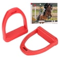 thumbnail image 4 of Stirrups, Étriers de Cheval Professionnel pour l'Équitation Rouge L, Rouge S, 4 of 8