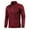 Wine, variant on Huuilaibazoo Men's Quarter-Zip Up Long Sleeve Pullovers Casual Lightweight Mock Neck Comfort Golf Running Sweatshirts