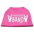 thumbnail image 1 of With The Band Screen Print Shirt Bright Pink Xxl (18), 1 of 1